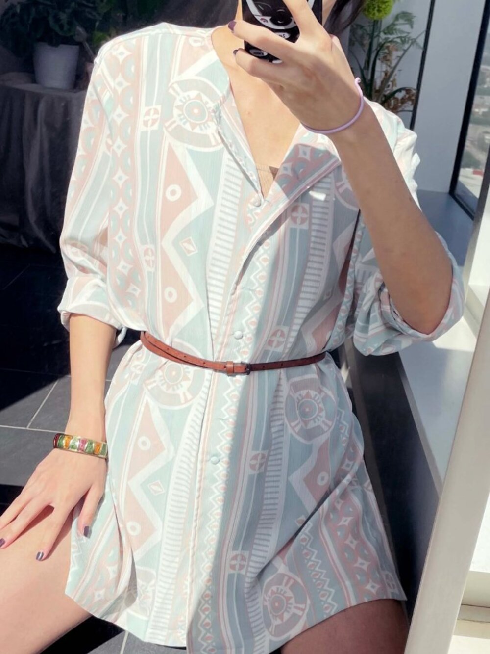 Oversized Pastel Shirt
